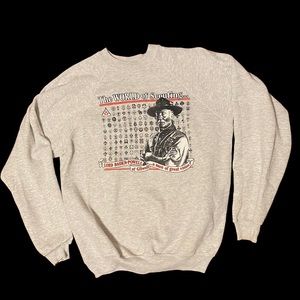 ‘The world of Scouting…’ illustration on vintage Hanes sweatshirt